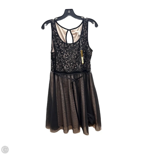 Dress Casual Midi By Lc Lauren Conrad In Black, Size: L