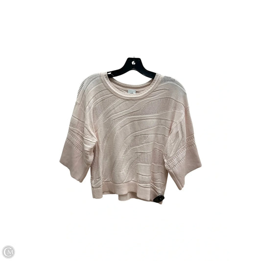 Top 3/4 Sleeve By Cabi In Pink, Size: Xs