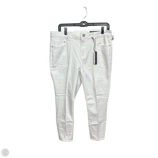 Jeans Skinny By Clothes Mentor In White Denim, Size: 12