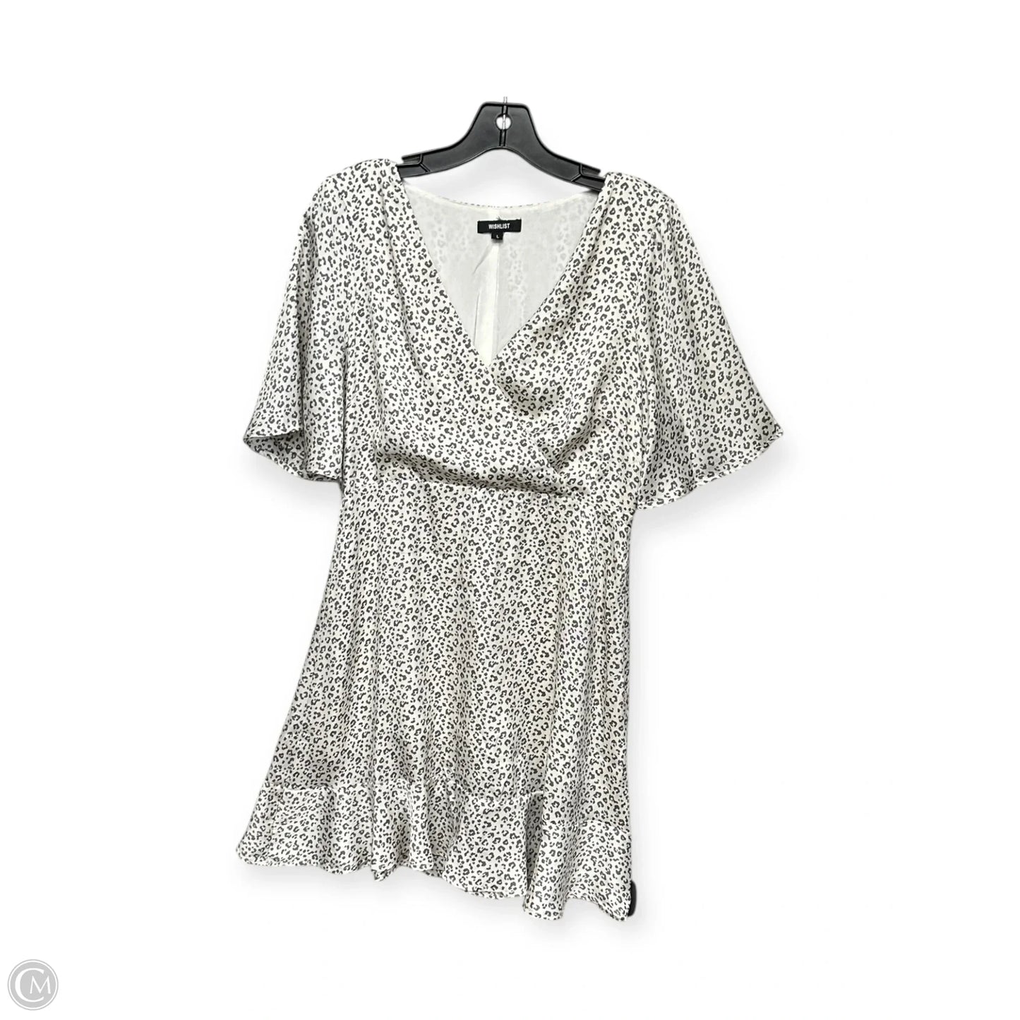 Dress Casual Midi By Wishlist In Animal Print, Size: L