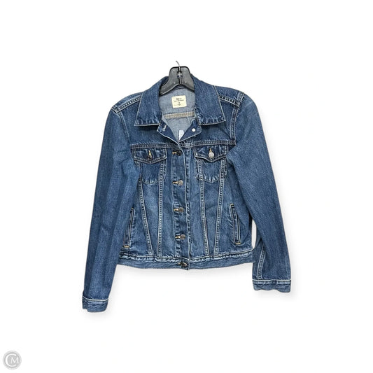 Jacket Denim By Gap In Blue Denim, Size: M