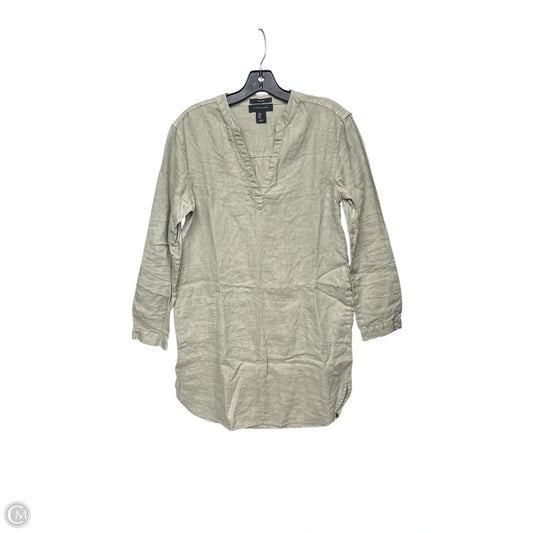 Tunic Long Sleeve By Tahari By Arthur Levine In Green, Size: S