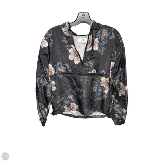 Jacket Windbreaker By Thread And Supply In Floral Print, Size: S