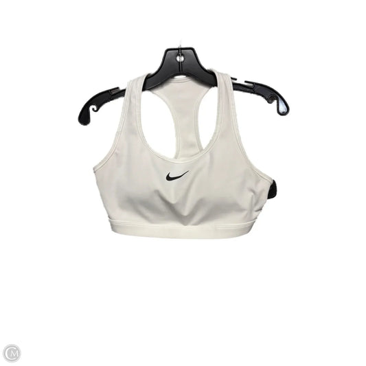 Athletic Bra By Nike In White, Size: L