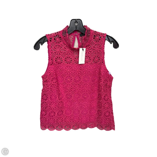 Top Sleeveless By Sugar Lips In Pink, Size: S