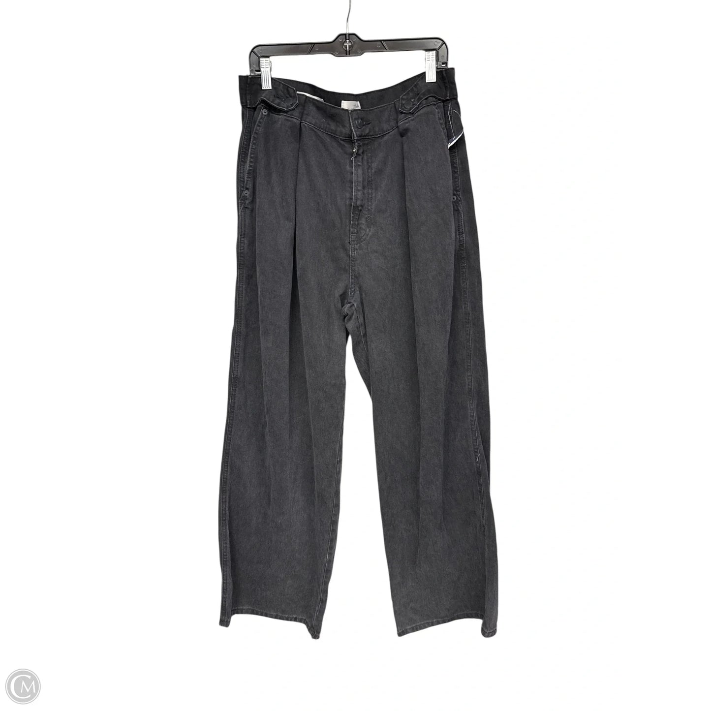 Jeans Wide Leg By Universal Thread In Black Denim, Size: 14