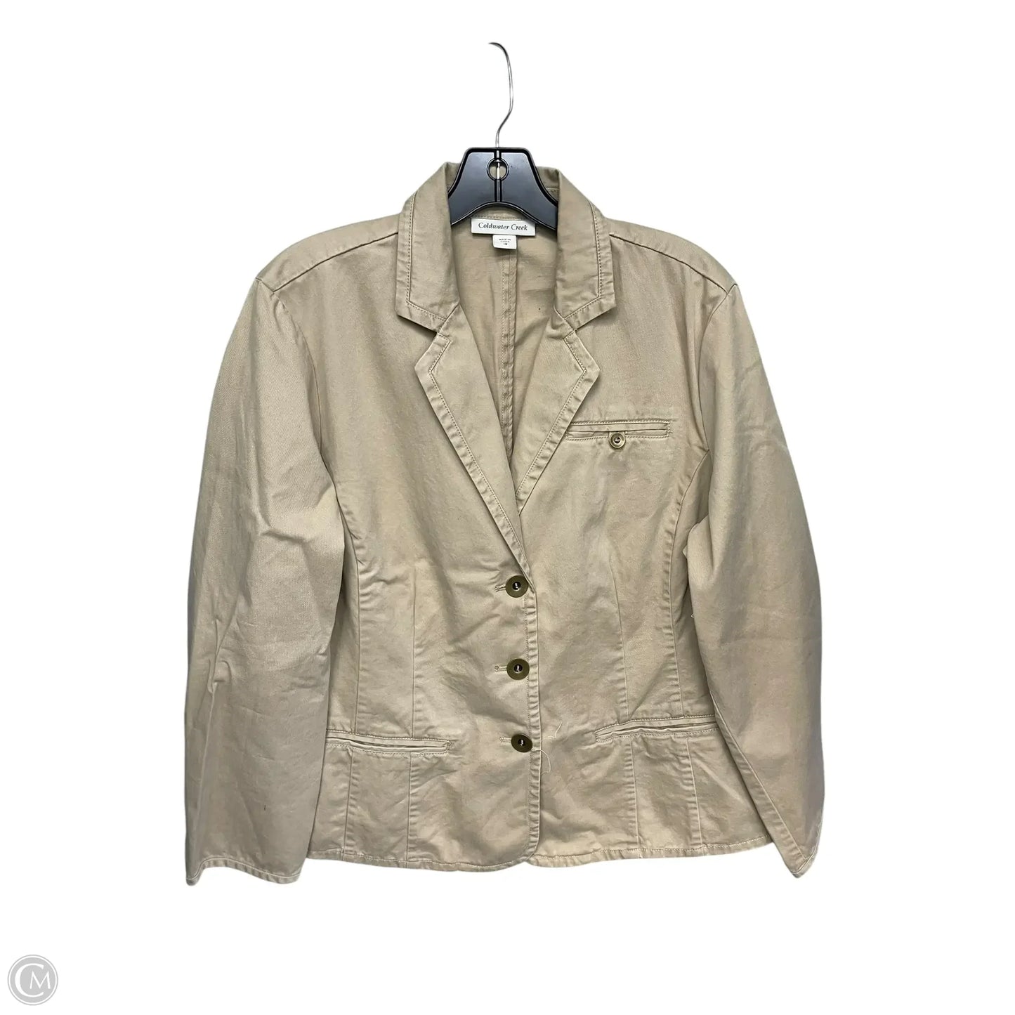 Jacket Other By Coldwater Creek In Tan, Size: 18