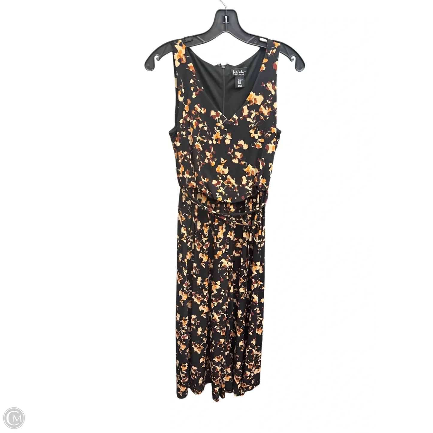 Dress Casual Maxi By Nicole Miller In Black & Brown, Size: Xs