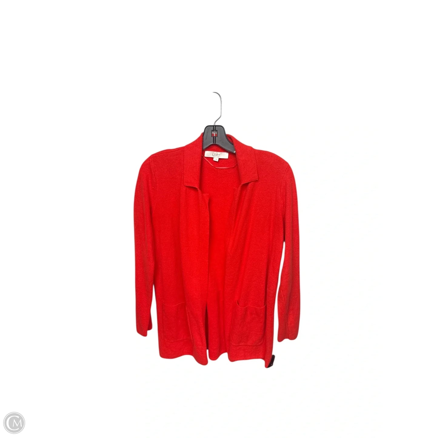 Cardigan By Loft In Red, Size: S