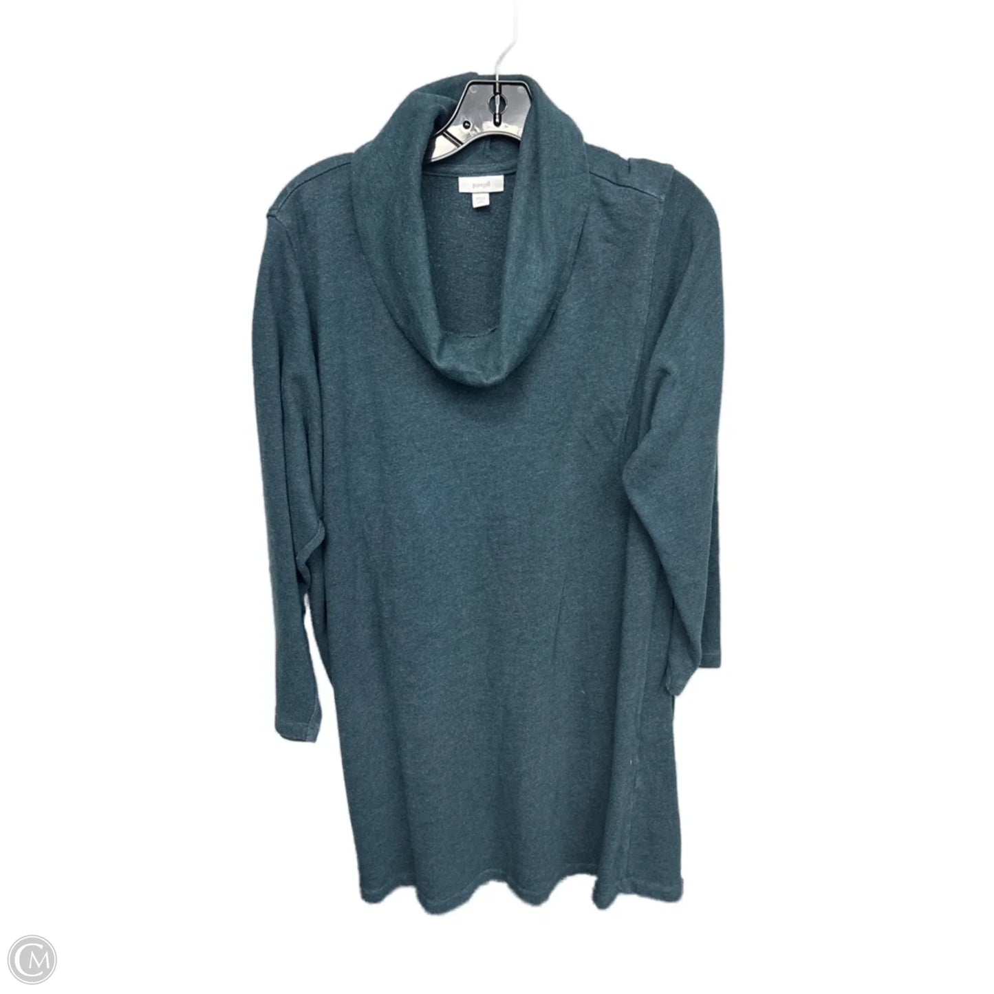 Dress Sweater By J. Jill In Teal, Size: Xl