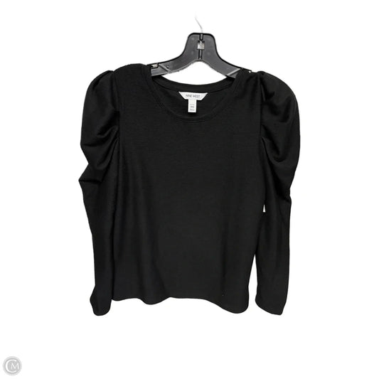Top Long Sleeve By Nine West In Black, Size: Mp