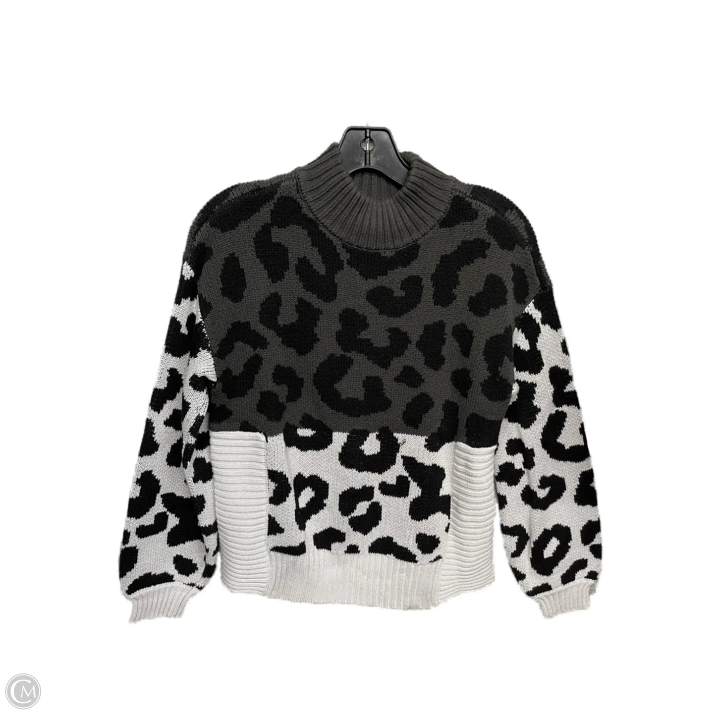 Sweater By Nine West In Animal Print, Size: Mp