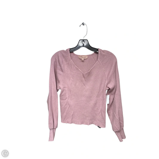 Top Long Sleeve By Philosophy In Purple, Size: M