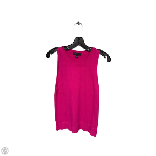 Top Sleeveless By Ann Taylor In Pink, Size: L