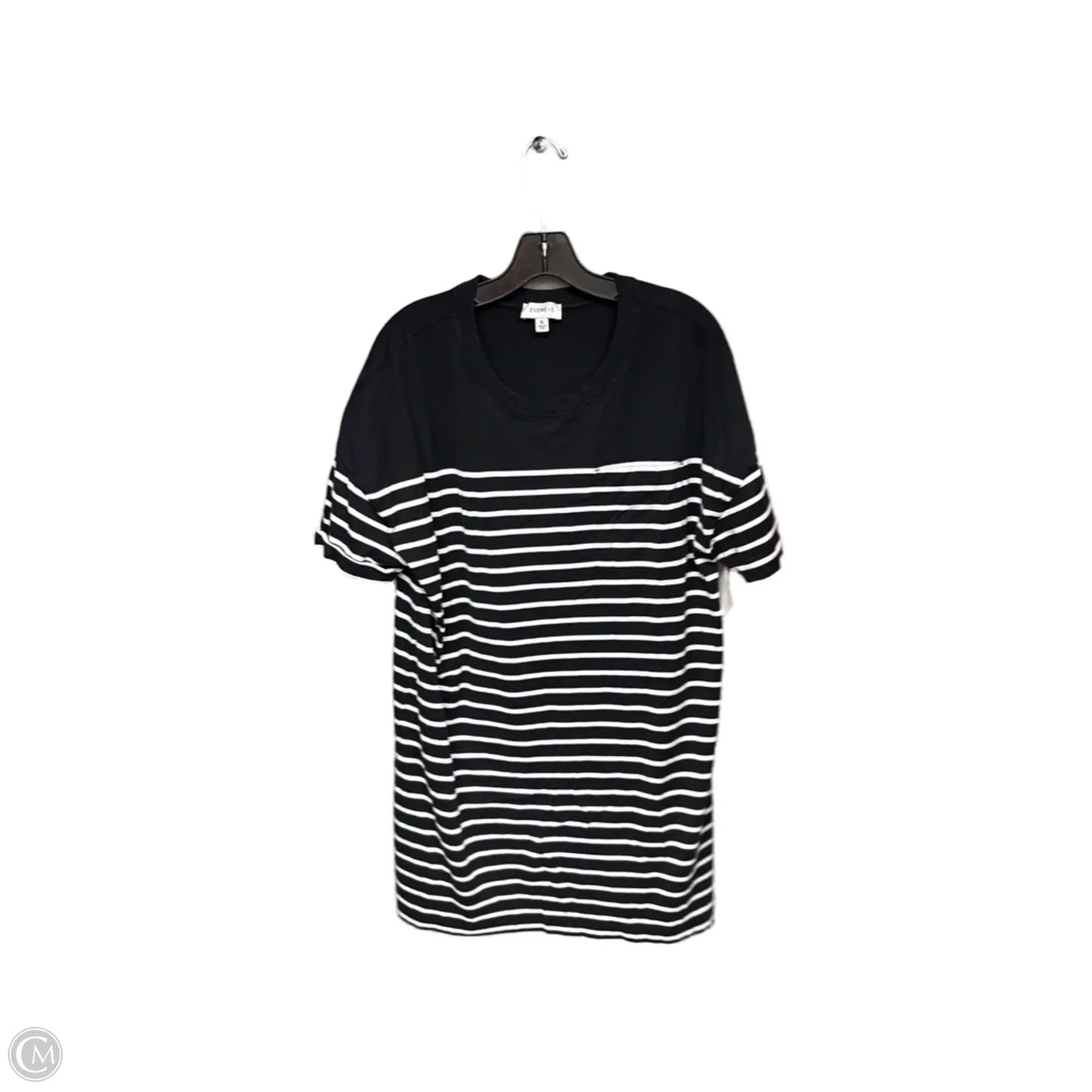 Dress Casual Midi By Evereve In Striped Pattern, Size: Xl