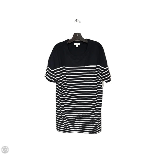 Dress Casual Midi By Evereve In Striped Pattern, Size: Xl