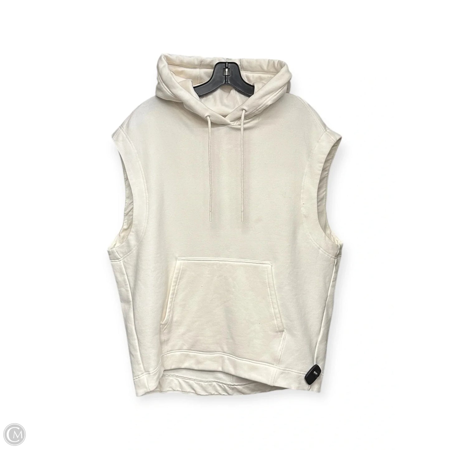 Athletic Top Short Sleeve By Athleta In White, Size: M