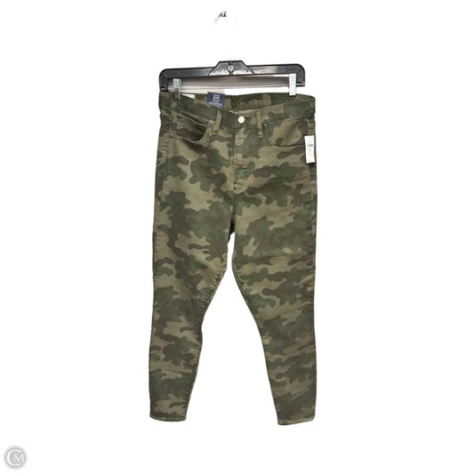 Jeans Skinny By Gap In Camouflage Print, Size: 12