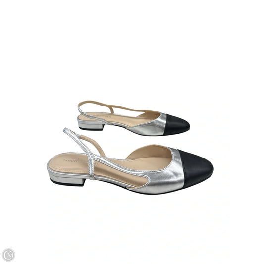 Shoes Flats By Marc Fisher In Black & Silver, Size: 6.5
