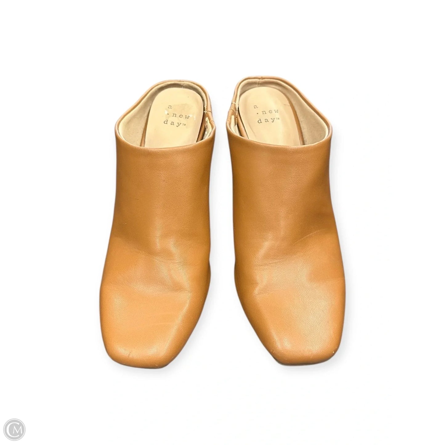 Boots Ankle Heels By A New Day In Brown, Size: 6.5