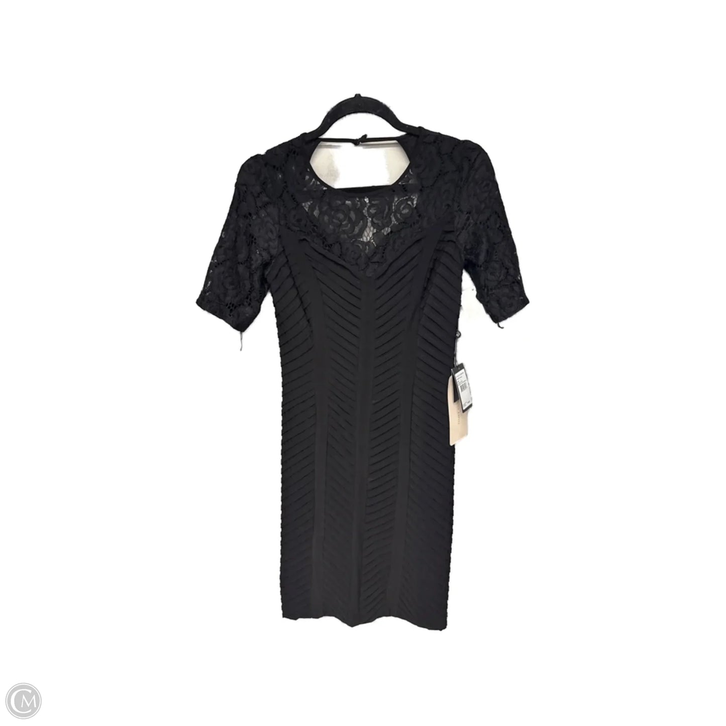 Dress Party Midi By Adrianna Papell In Black, Size: 4