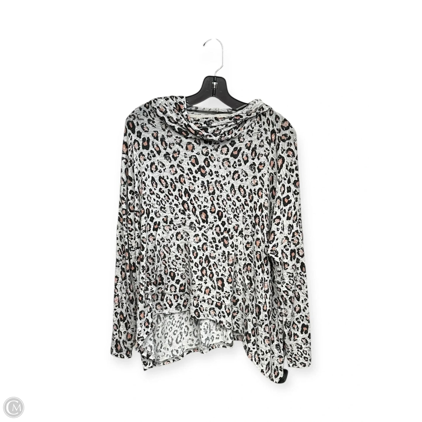 Top Long Sleeve By Sundry In Animal Print, Size: M