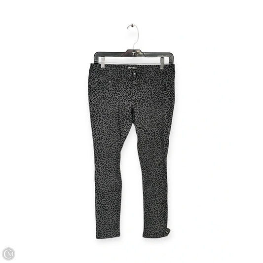 Pants Leggings By Express In Animal Print, Size: S