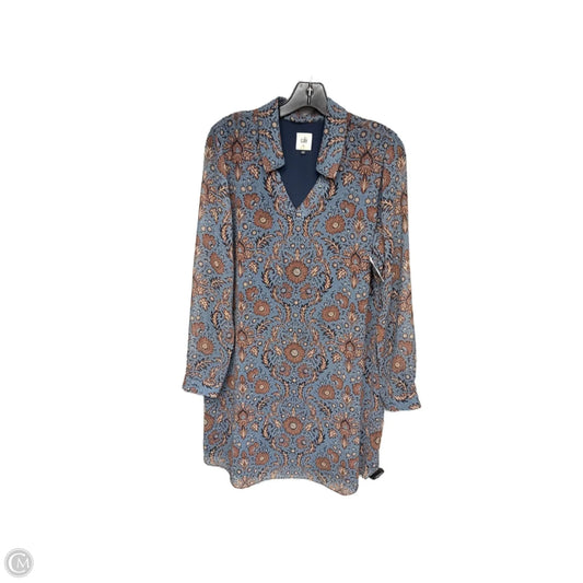 Dress Casual Midi By Cabi In Blue & Orange, Size: M