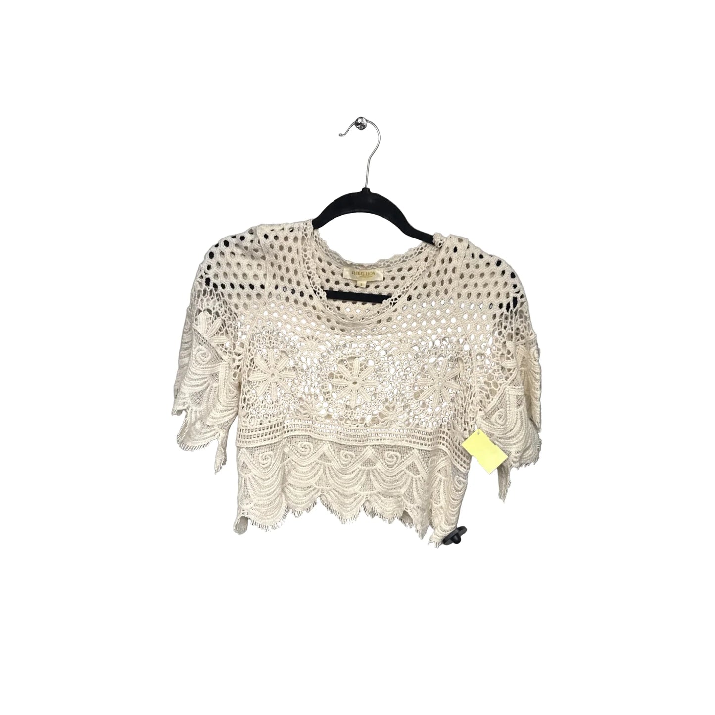 Sweater By Rebellion In Cream, Size: S