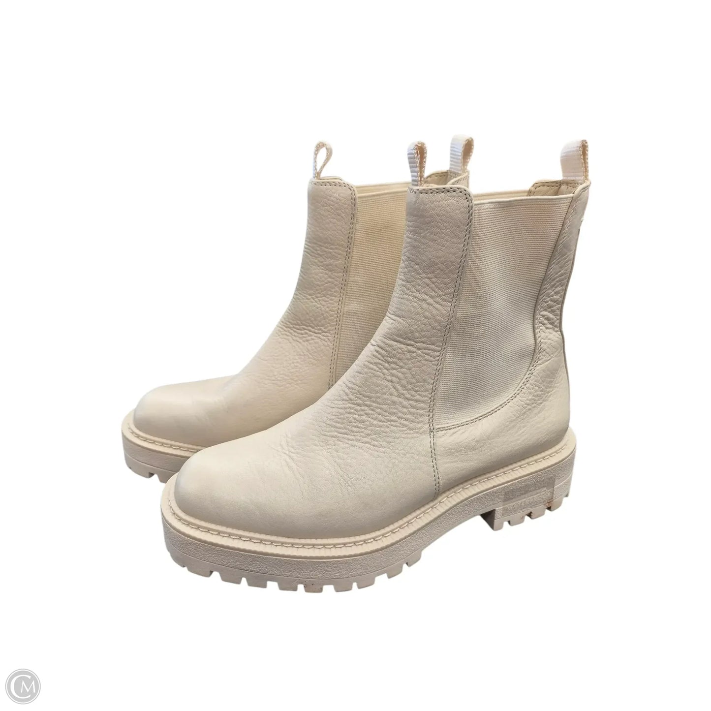 Boots Ankle Flats By Sam Edelman In Cream, Size: 7.5