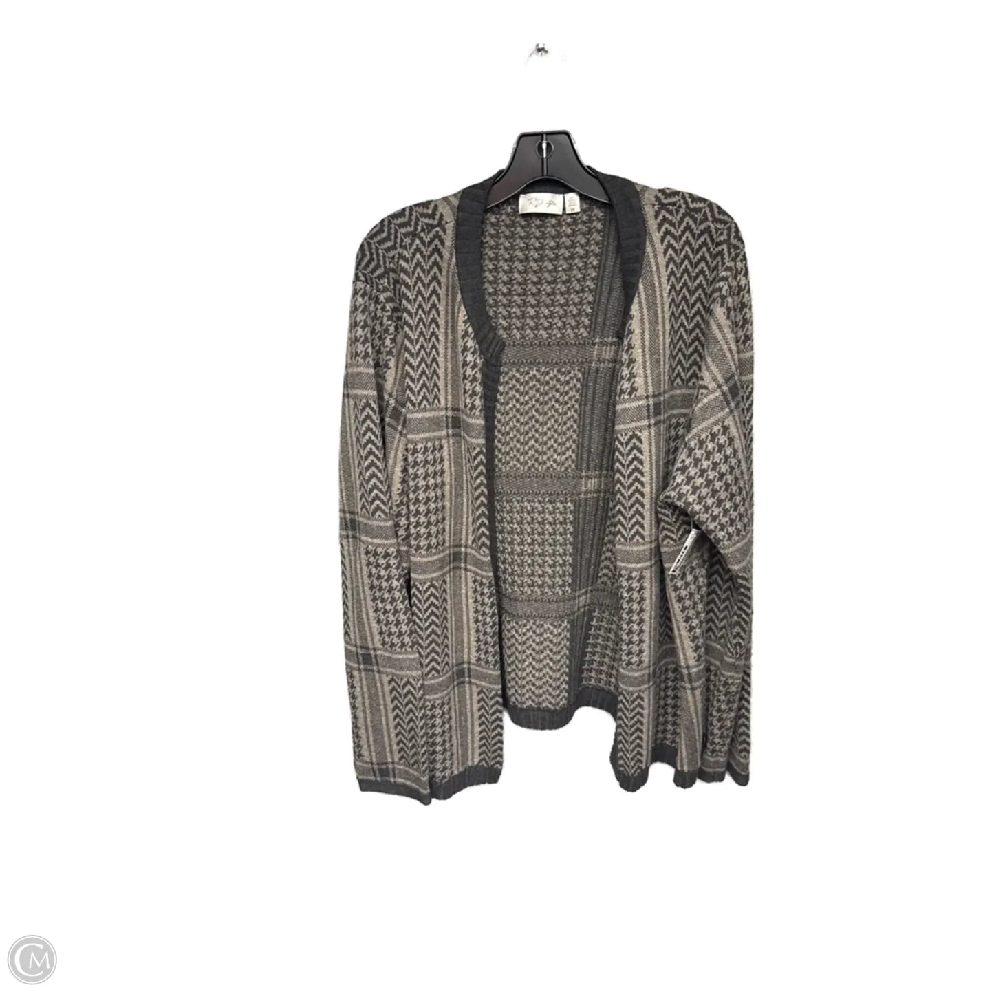 Cardigan By Rd Style In Grey, Size: 2x
