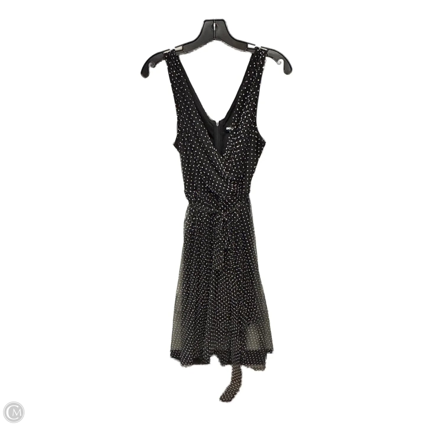 Dress Party Midi By Dkny In Polkadot Pattern, Size: M