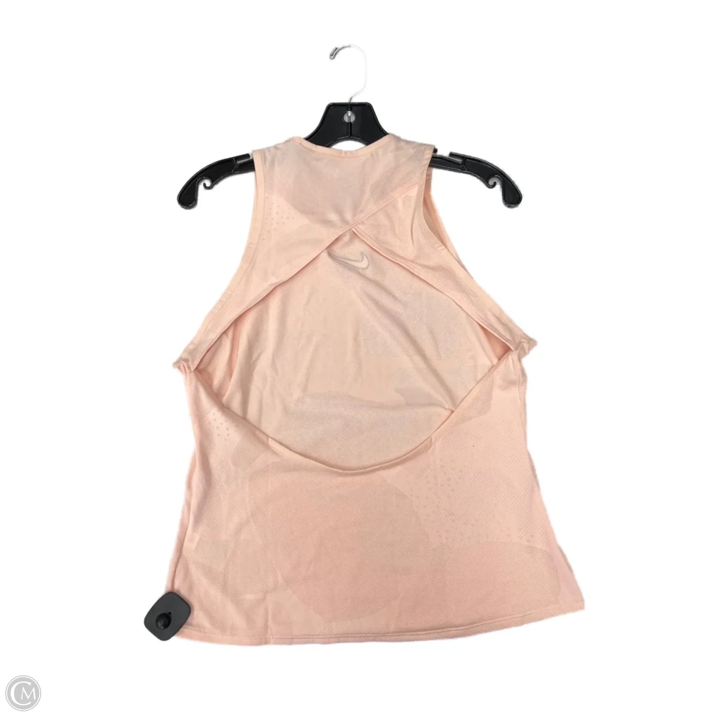 Athletic Tank Top By Nike Apparel In Peach, Size: L