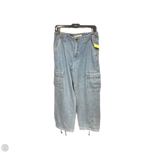 Jeans Wide Leg By Levis In Blue Denim, Size: 4