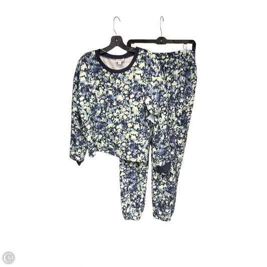 Pants Set 2pc By Lularoe In Blue & Green, Size: L