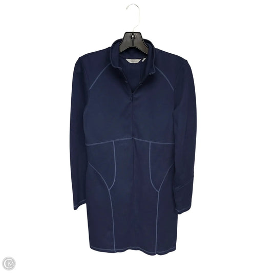 Dress Casual Midi By Athleta In Blue, Size: M