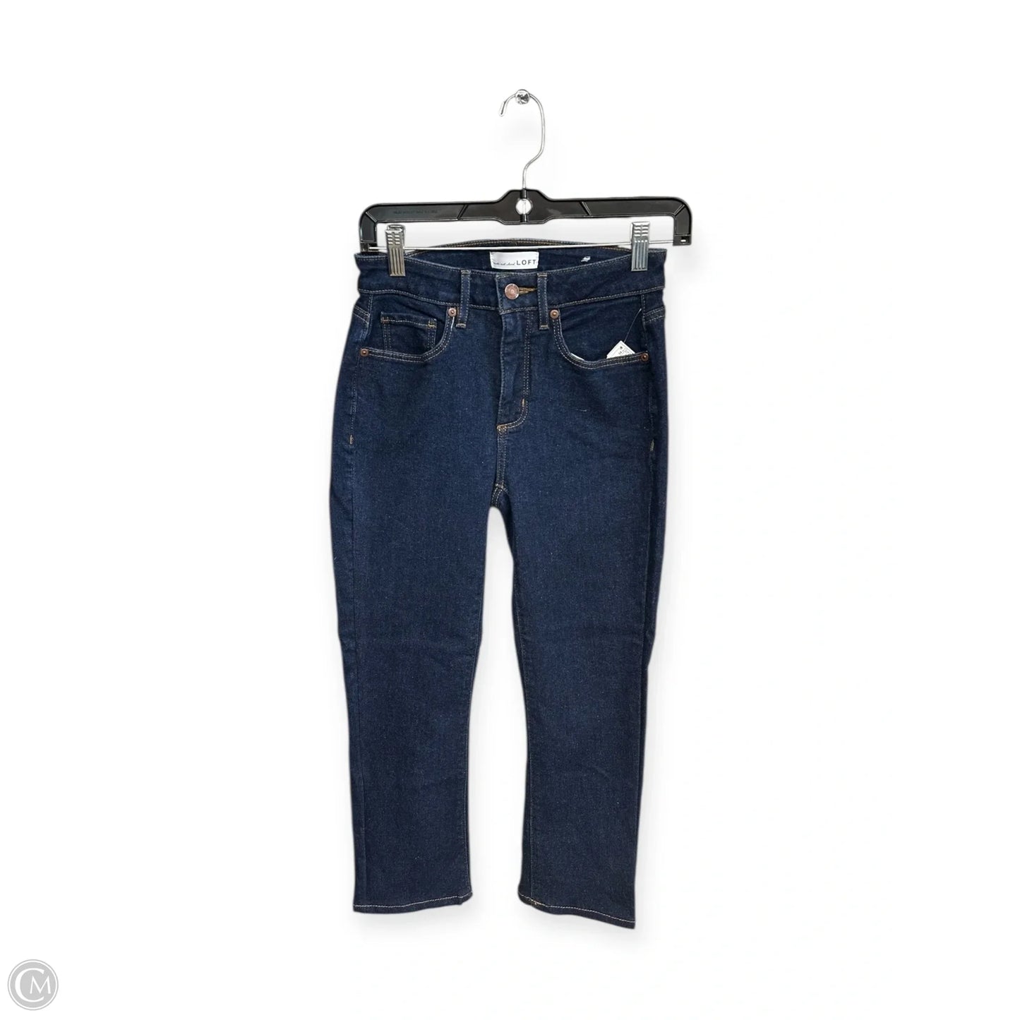 Jeans Boot Cut By Loft In Blue Denim, Size: Xs