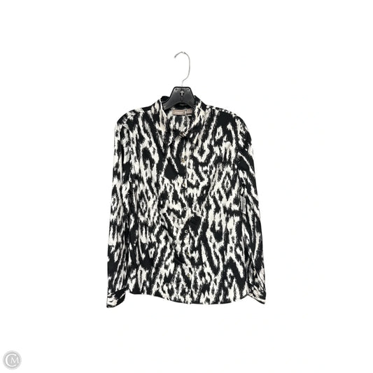 Top Long Sleeve By Chicos In Animal Print, Size: M