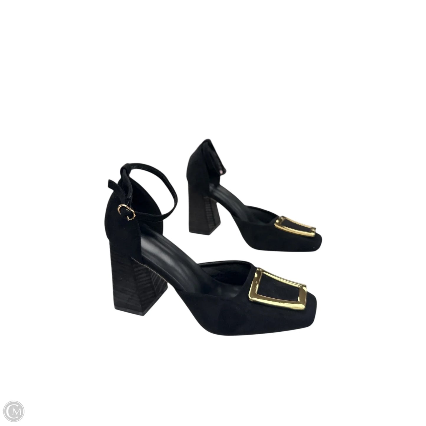 Shoes Heels Block By Clothes Mentor In Blue