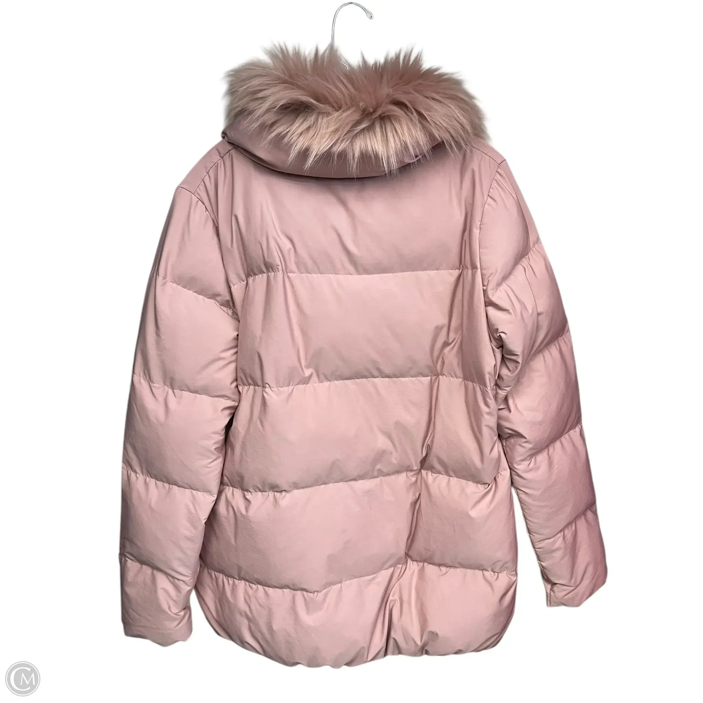 Coat Parka By Charlie B In Pink, Size: S