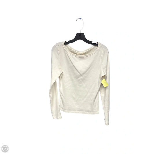 Top Long Sleeve By Universal Thread In Cream, Size: M