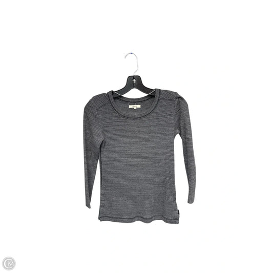 Top Long Sleeve Basic By Madewell In Grey, Size: Xs