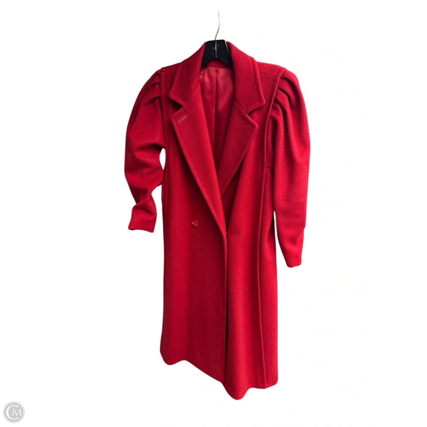 Coat Peacoat By Clothes Mentor In Red, Size: S