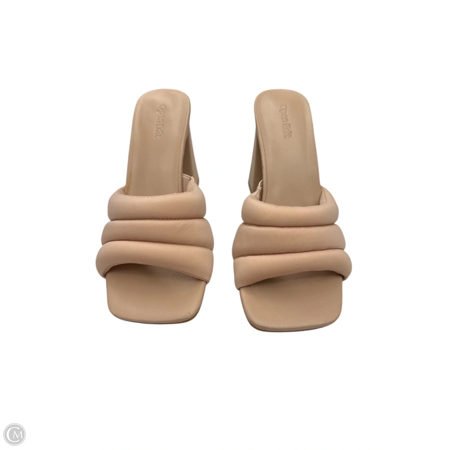 Shoes Heels Block By Open Edit In Tan, Size: 8