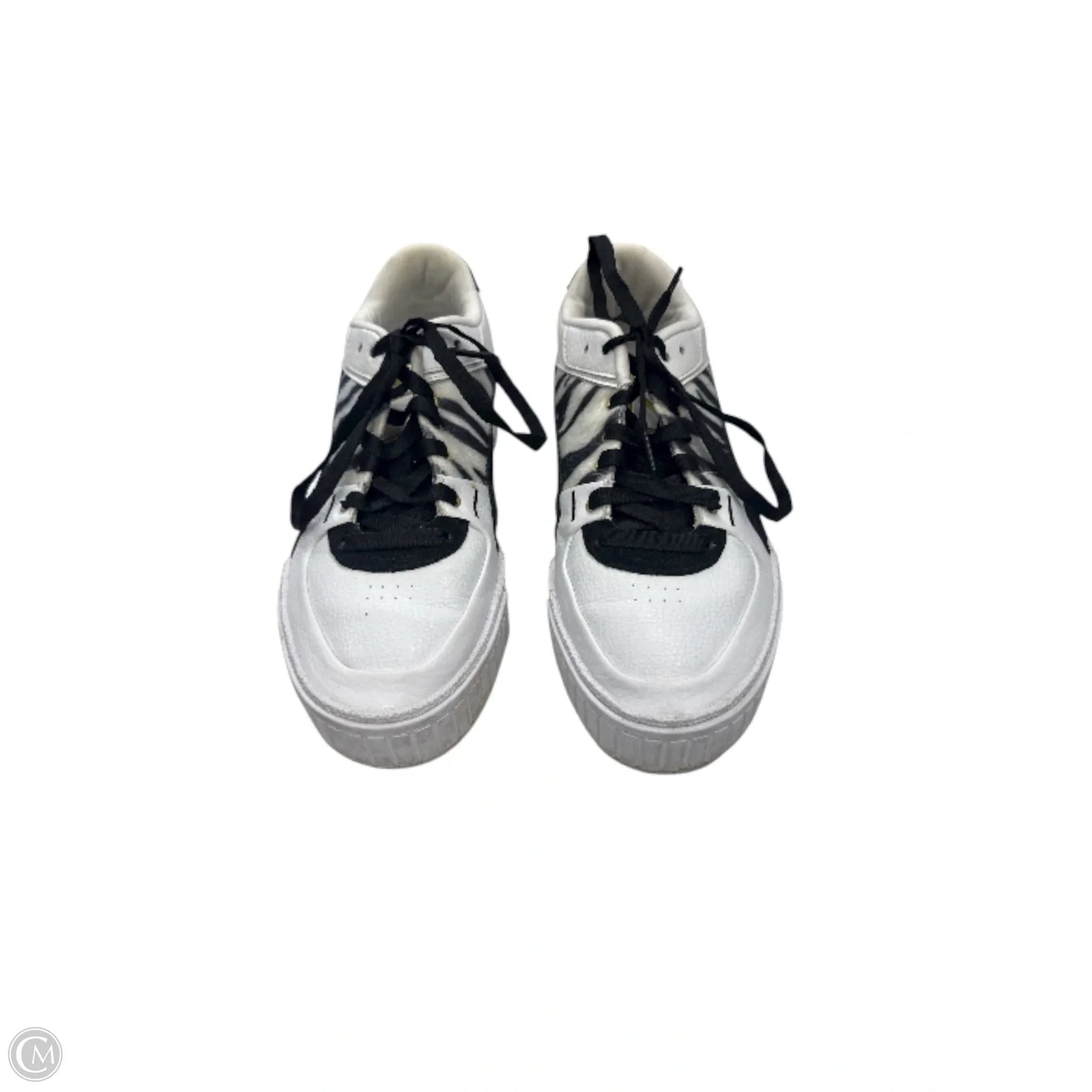 Shoes Athletic By Puma In Zebra Print, Size: 9.5