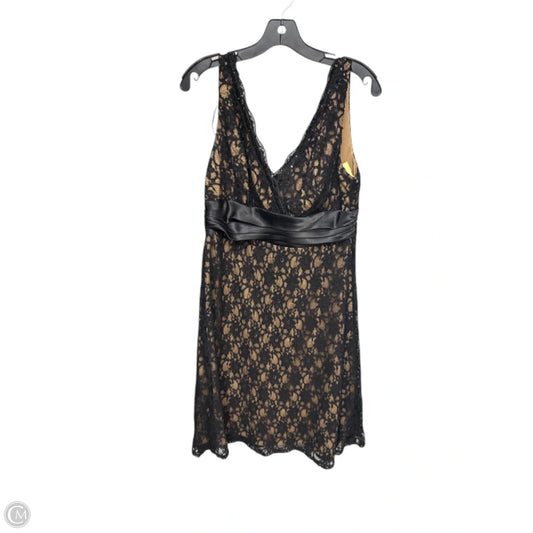 Dress Party Midi By Sl Fashions In Black, Size: 12