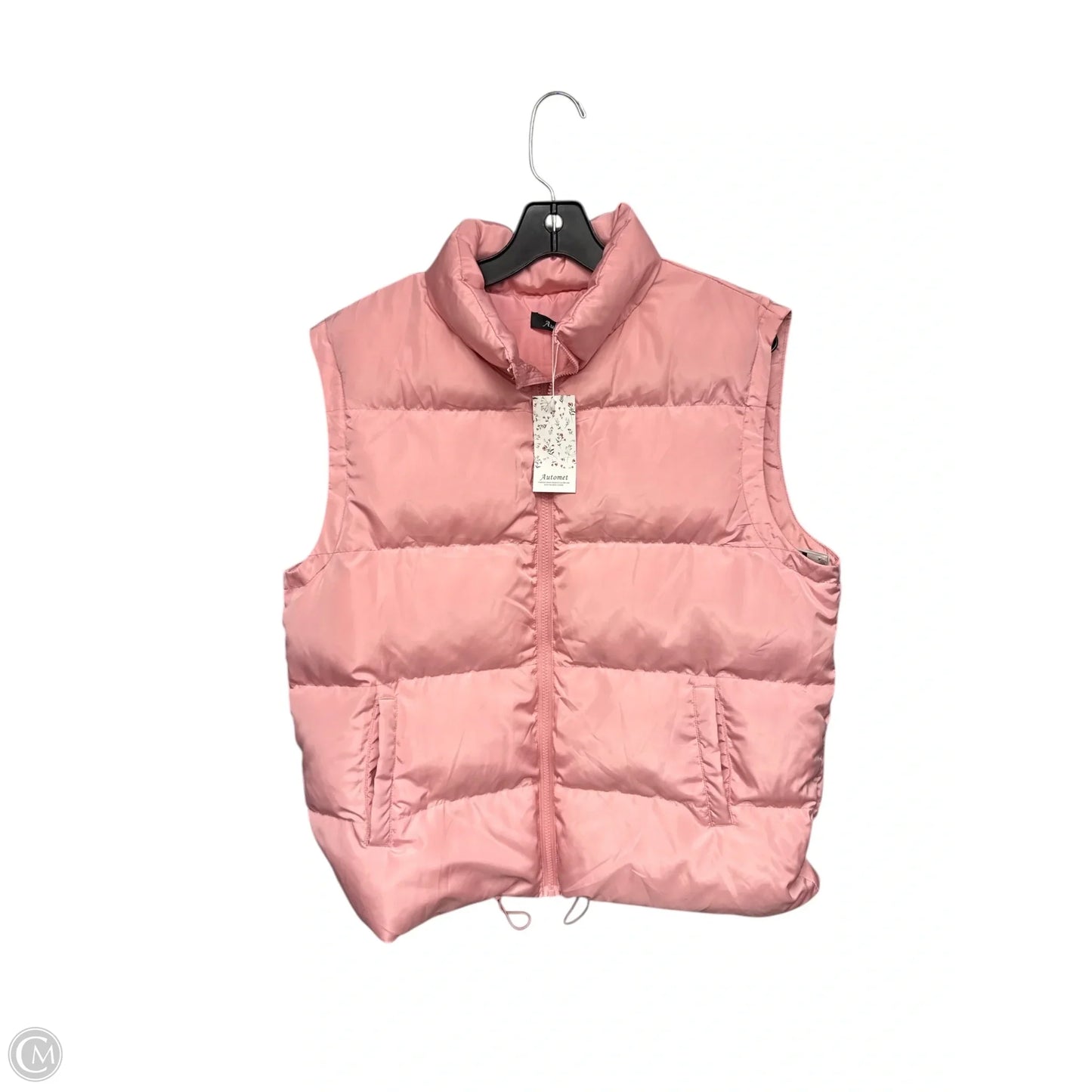 Vest Puffer & Quilted By Automet In Pink, Size: M