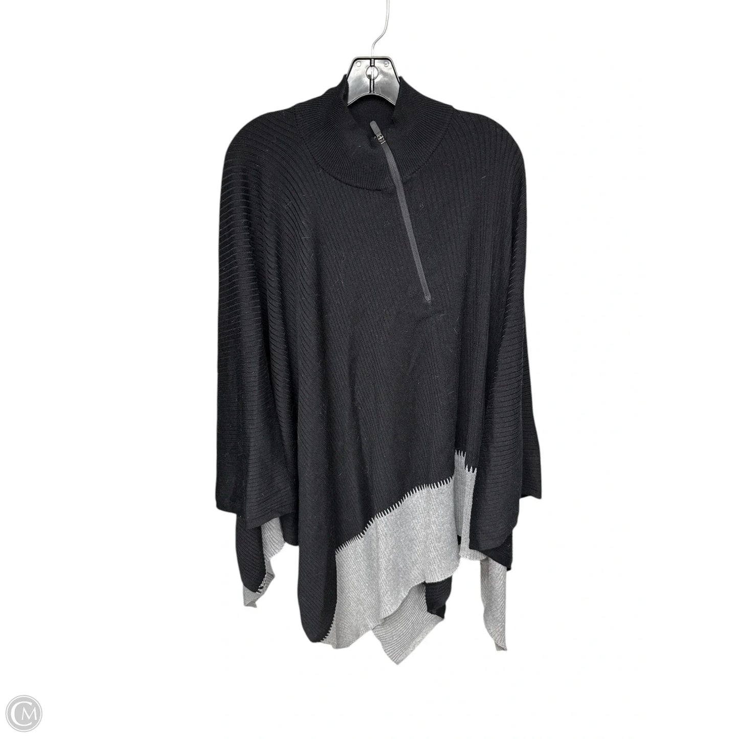 Poncho By Lululemon In Black & Grey, Size: Osfm