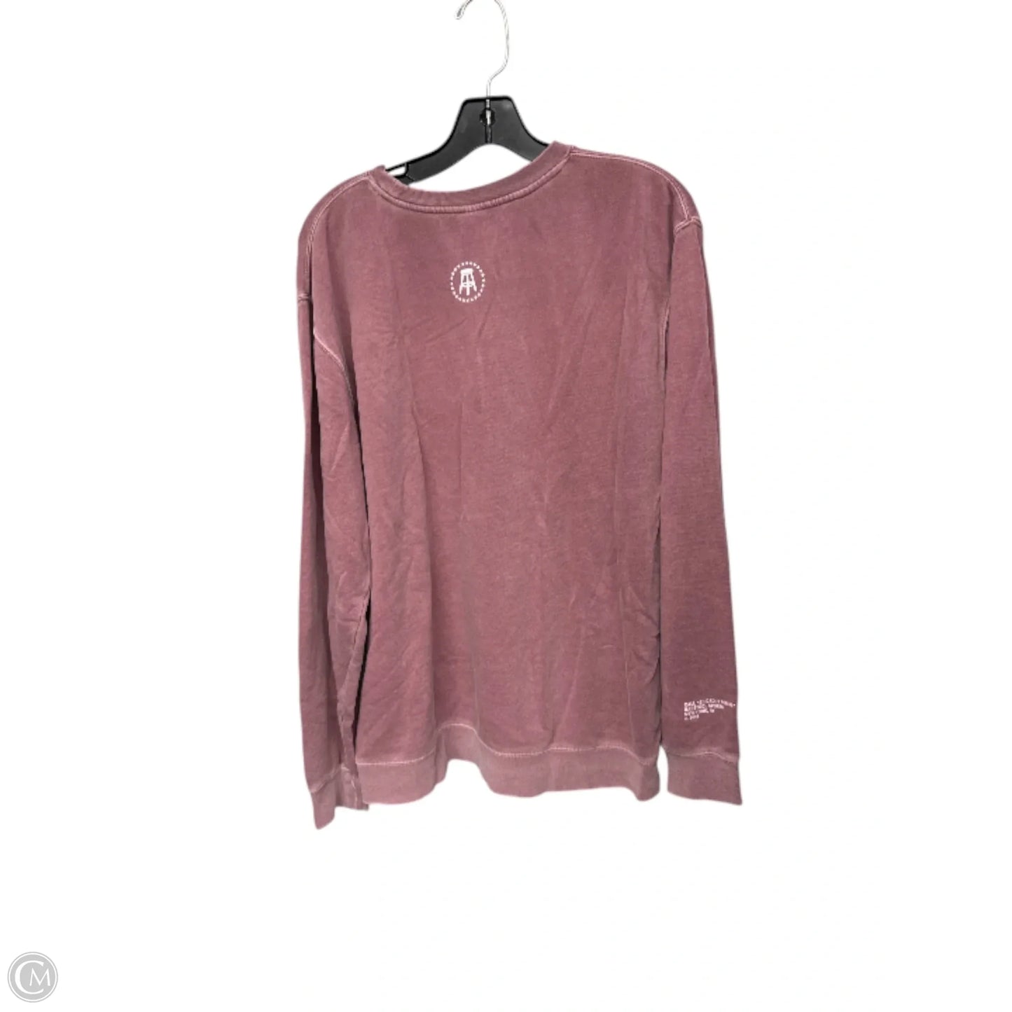 Sweatshirt Crewneck By Clothes Mentor In Pink, Size: L
