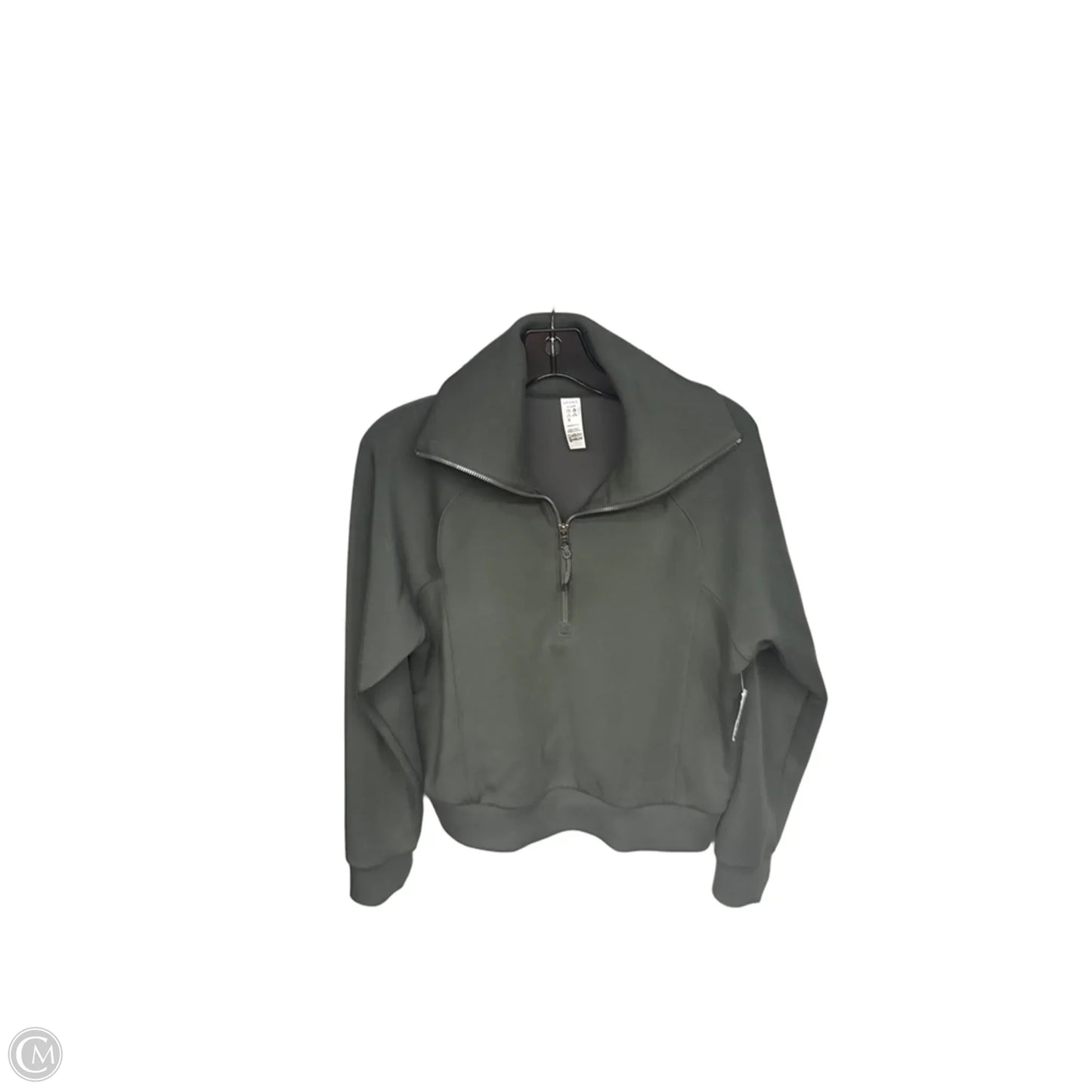 Sweatshirt Collar By Spanx In Green, Size: S